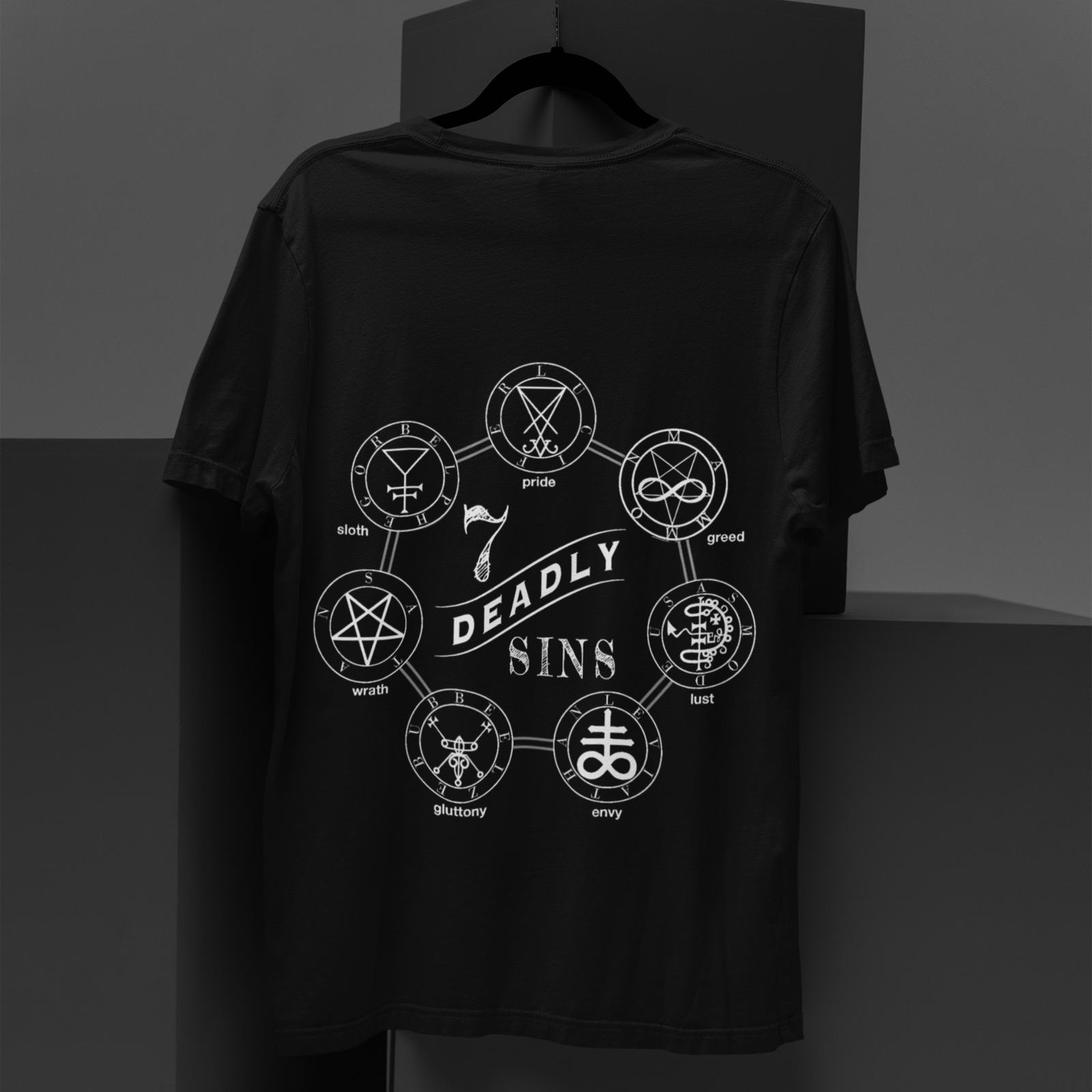 Infernal Sins (Black Oversized Tee)