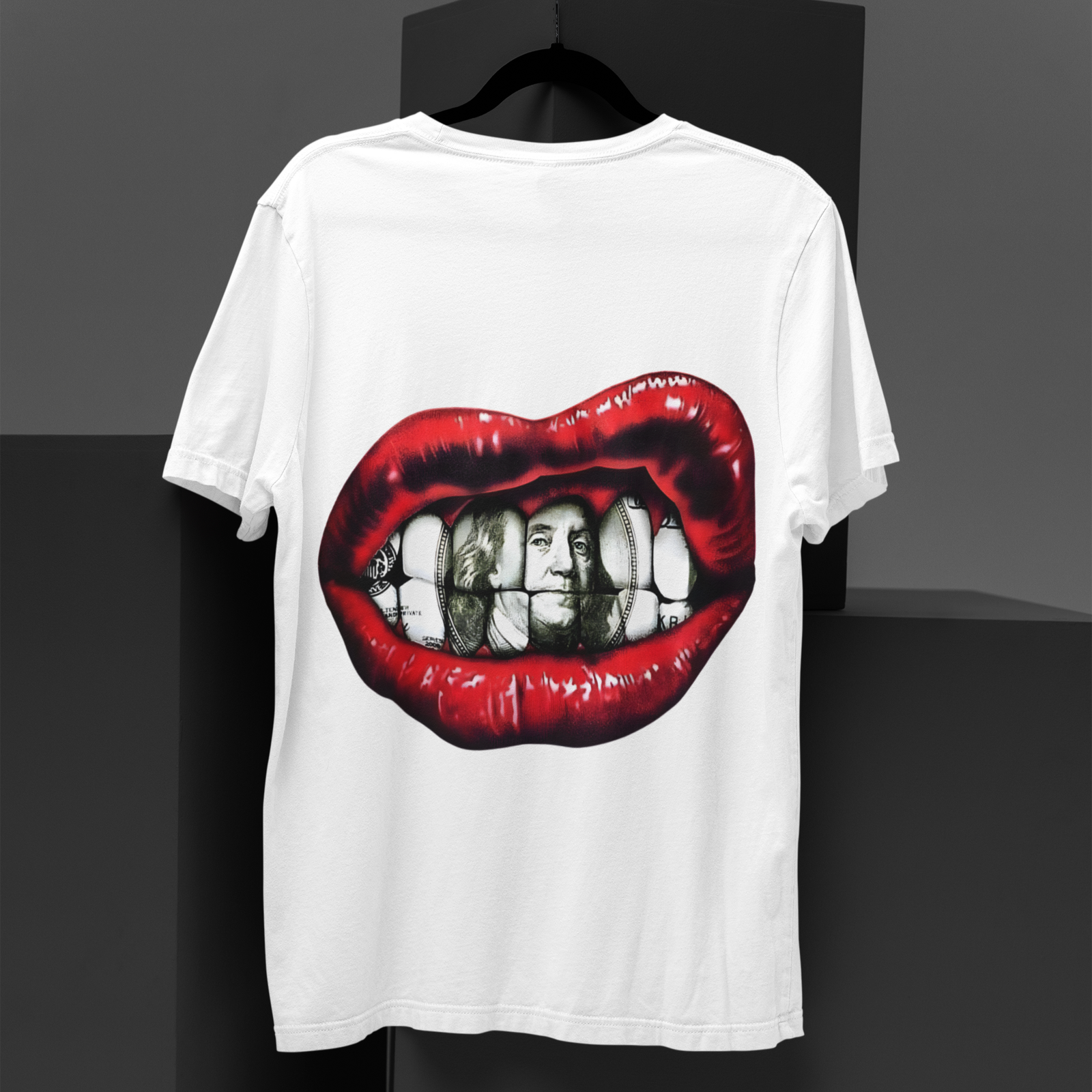 Money Talks (White Oversized Tee)