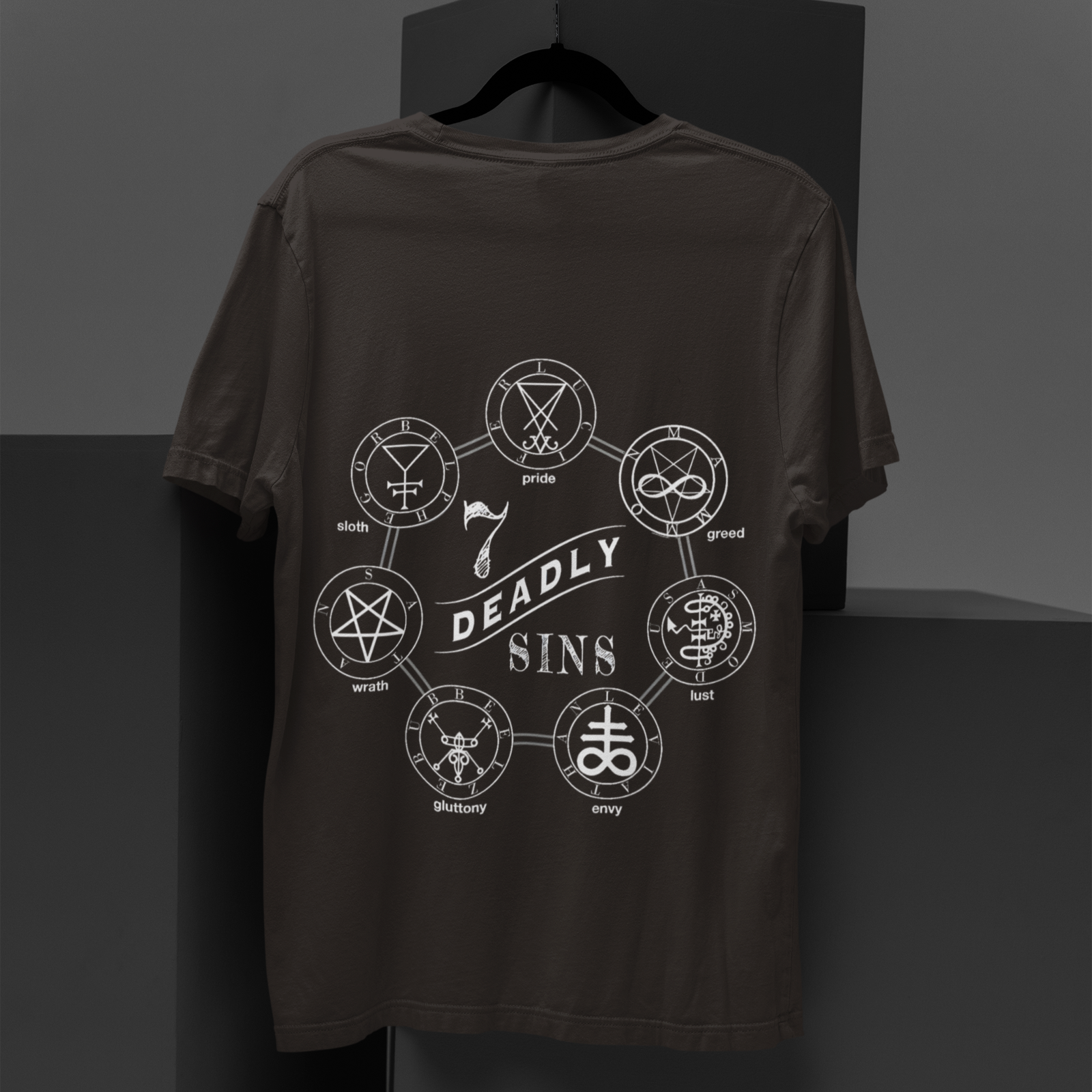 Infernal Sins (Brown Oversized Tee)