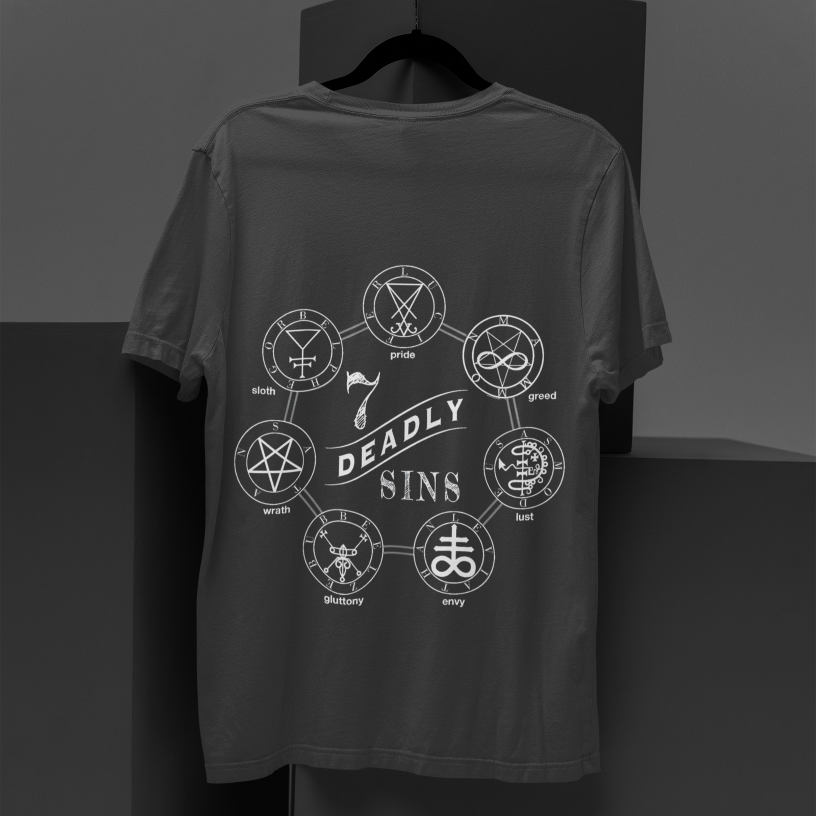 Infernal Sins (Gray Oversized Tee)